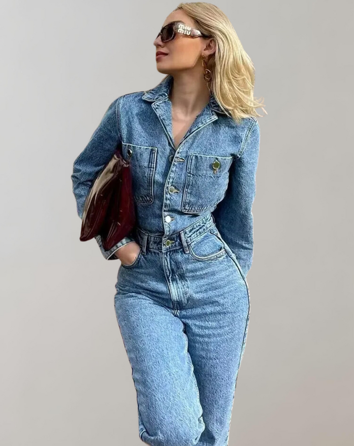 Mirla | Denim Byxdress Jean-Eva Jonsson