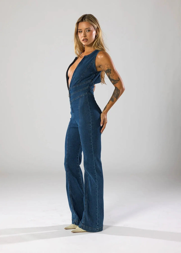 Mirla | Denim Jumpsuit-Eva Jonsson