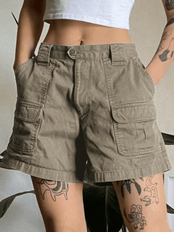 Mirla | Denim Raka Ben Cargo Shorts-Eva Jonsson