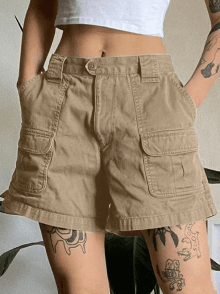 Mirla | Denim Raka Ben Cargo Shorts-Eva Jonsson