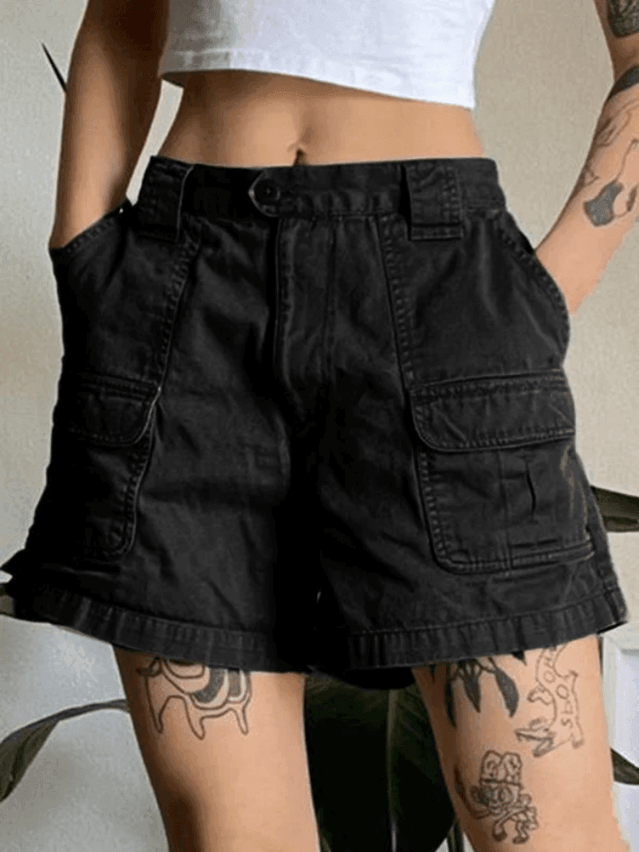 Mirla | Denim Raka Ben Cargo Shorts-Eva Jonsson