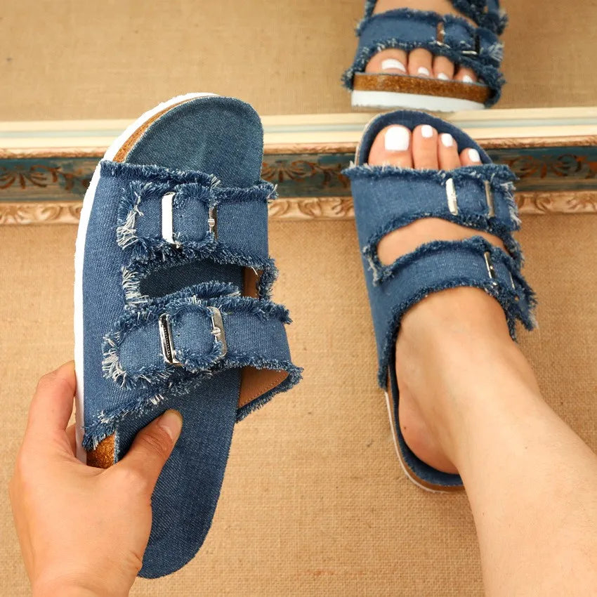Mirla | Denim Style Sandaler-Eva Jonsson