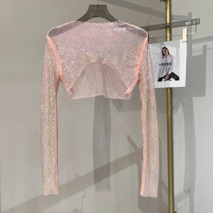 Mirla | Diamant Långärmad Nätöverdel-Eva Jonsson