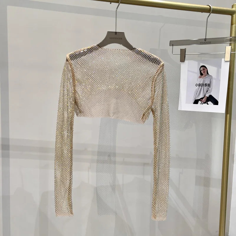 Mirla | Diamant Långärmad Nätöverdel-Eva Jonsson