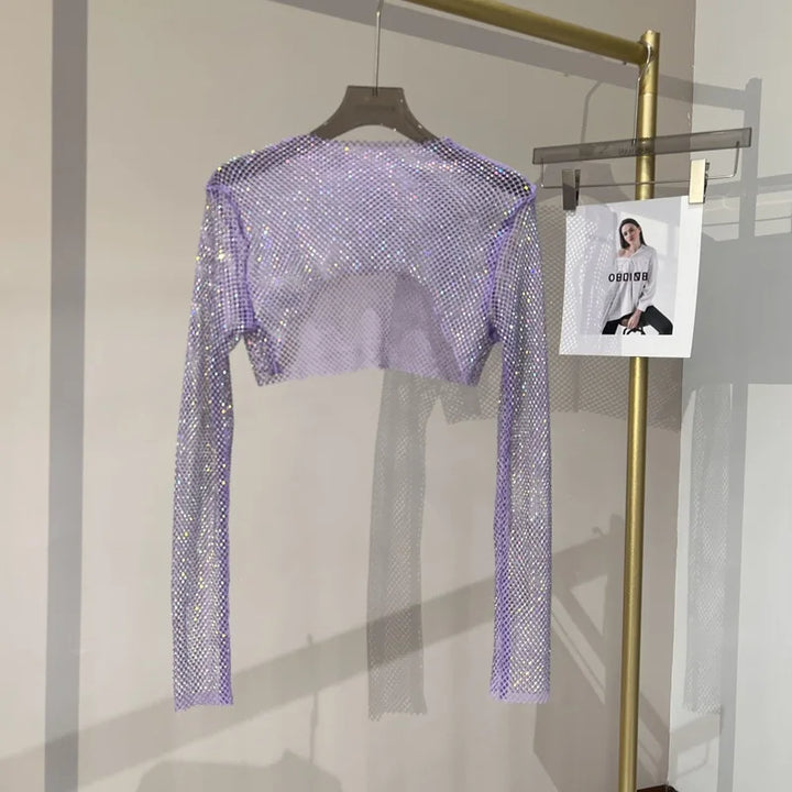 Mirla | Diamant Långärmad Nätöverdel-Eva Jonsson