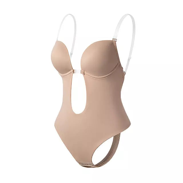 Mirla | Djup V-ringning Formande Bodysuit-Eva Jonsson