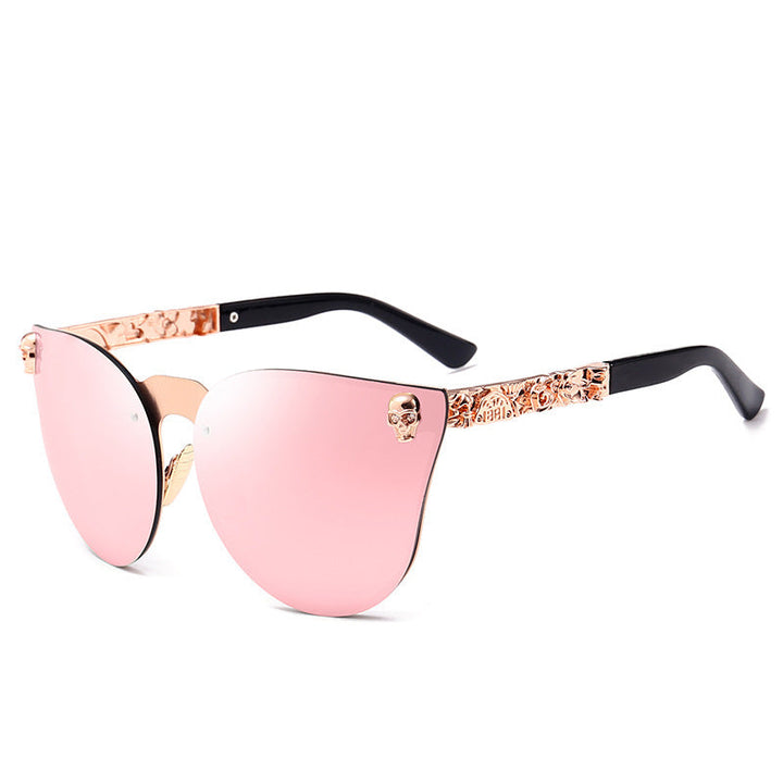 Mirla | Dödskalle solglasögon i metall-Eva Jonsson