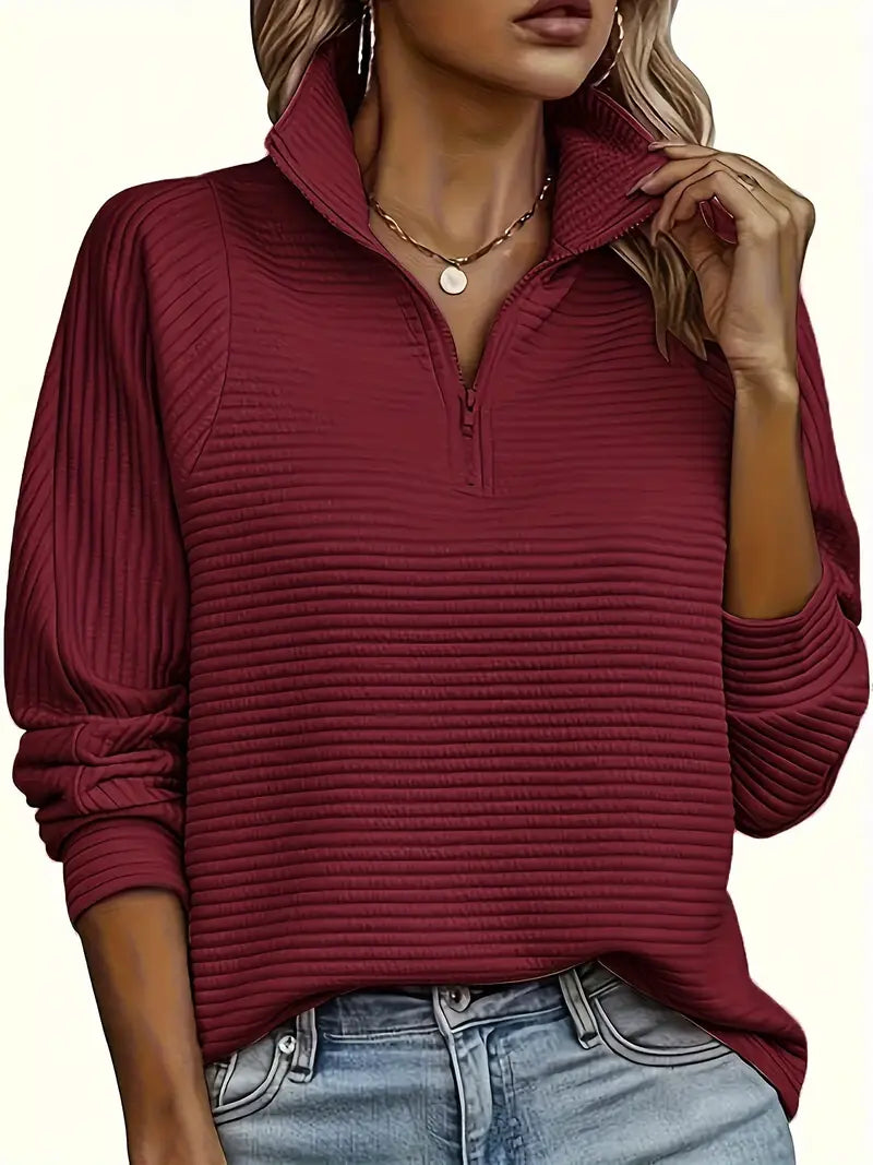Mirla | Dragkedja Varm Hoodies-Eva Jonsson