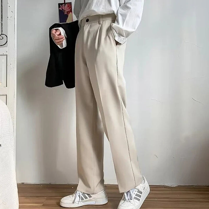 Mirla | Draperad Lång Byxa Slim Fit-Eva Jonsson