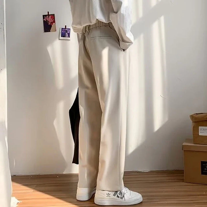 Mirla | Draperad Lång Byxa Slim Fit-Eva Jonsson