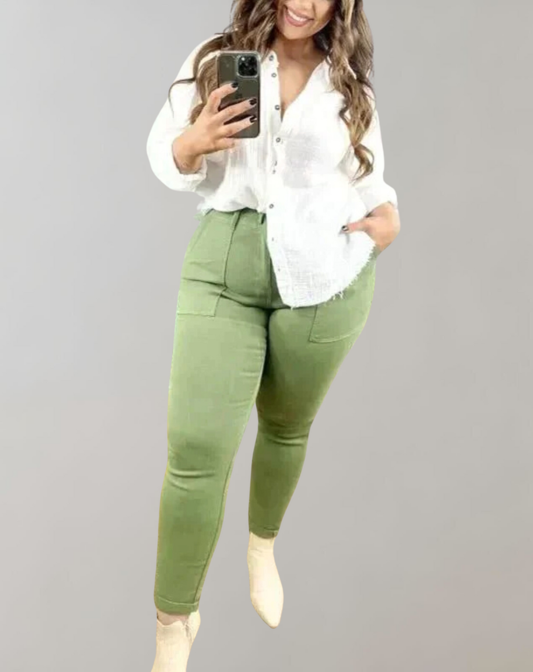 Mirla | Elastiska Jogger-jeans-Eva Jonsson