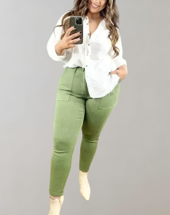 Mirla | Elastiska Jogger-jeans-Eva Jonsson