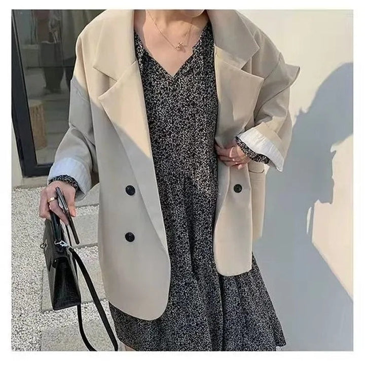Mirla | Elegans Flerfärgad Oversize-Blazer för stil och komfort-Eva Jonsson