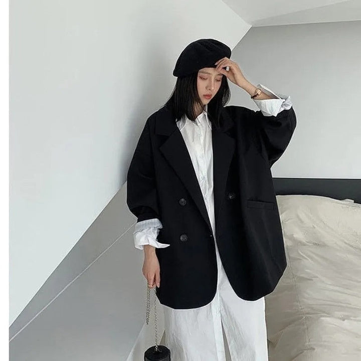 Mirla | Elegans Flerfärgad Oversize-Blazer för stil och komfort-Eva Jonsson