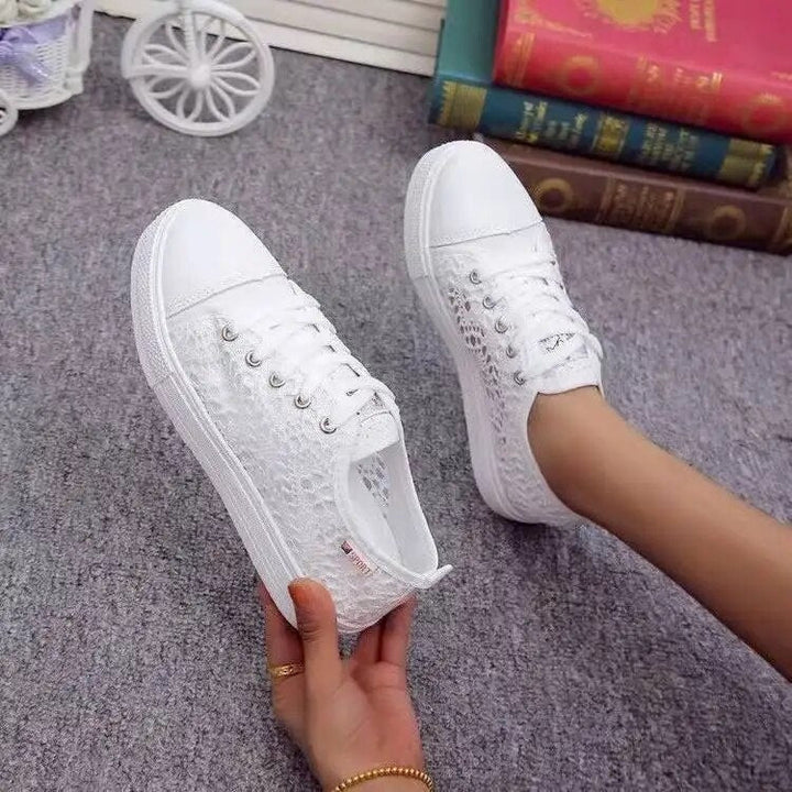 Mirla | Elegans Till De Avslappnade Sneakers Skor Sneakers med Snörning-Eva Jonsson