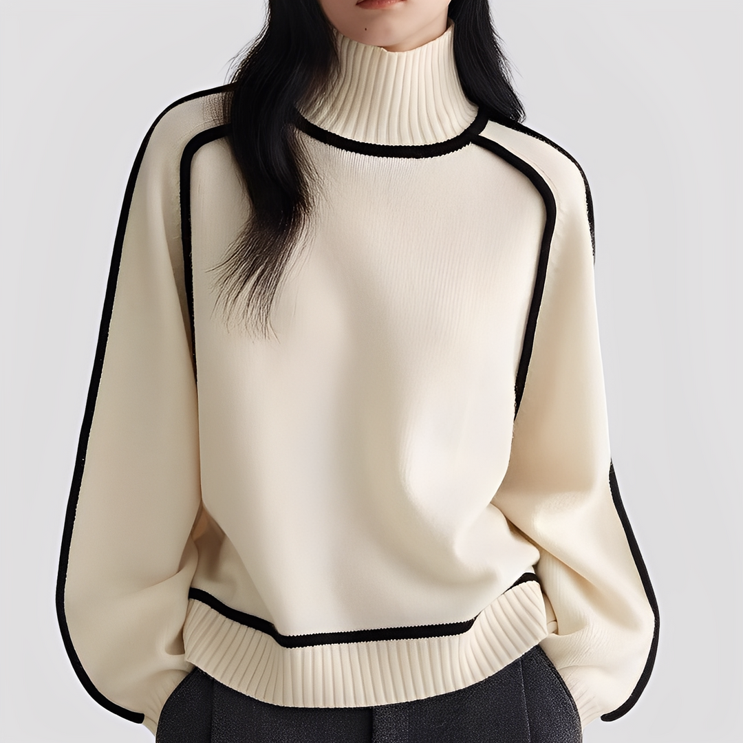 Mirla | Elegant, Avslappnad Dam-Raglantröja-Eva Jonsson