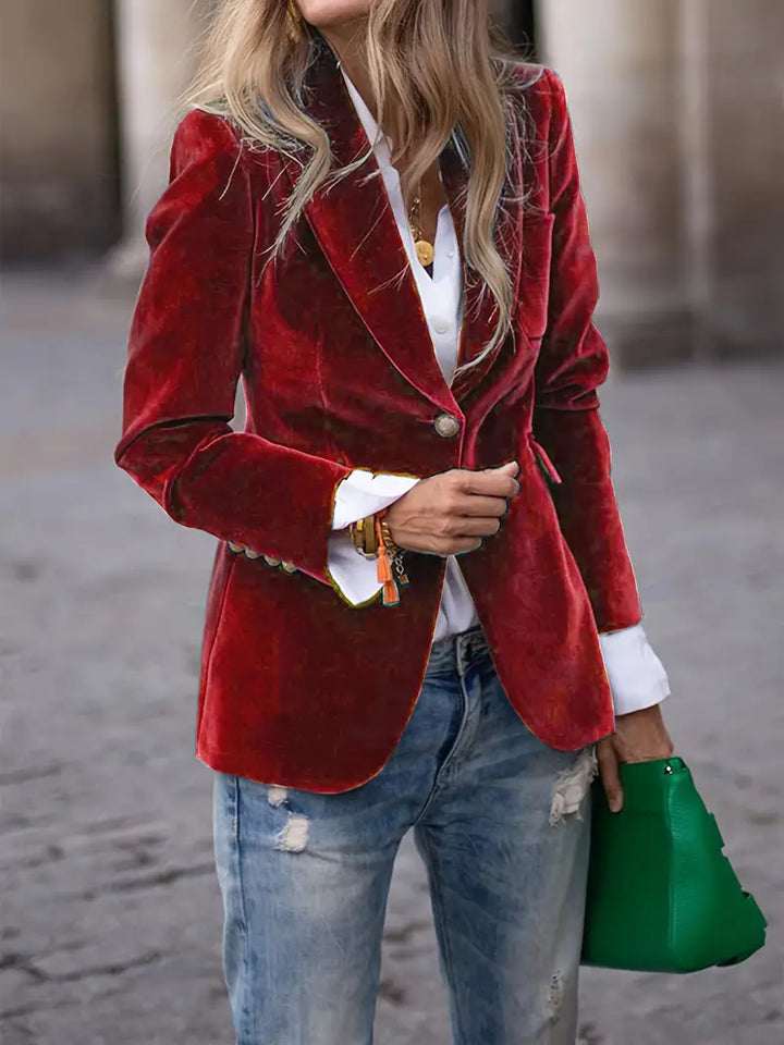 Mirla | Elegant Blazer Dam Från Samt I Figursydd Design-Eva Jonsson