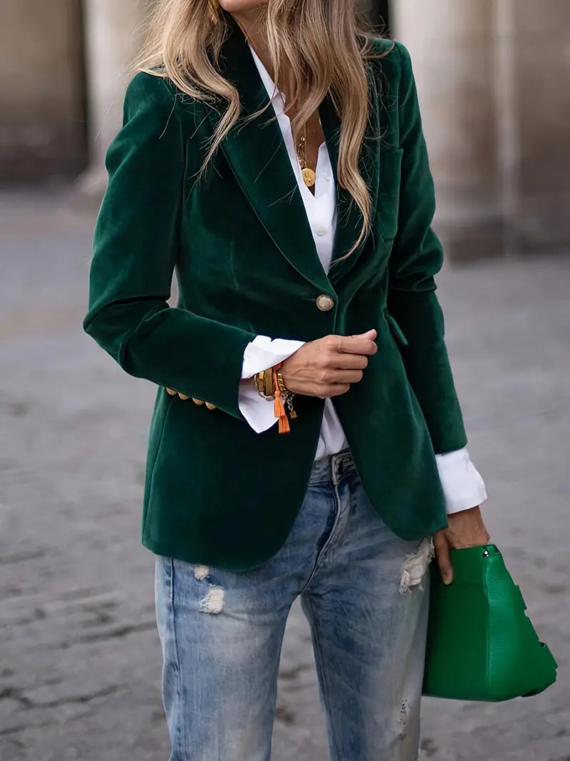 Mirla | Elegant Blazer Dam Från Samt I Figursydd Design-Eva Jonsson