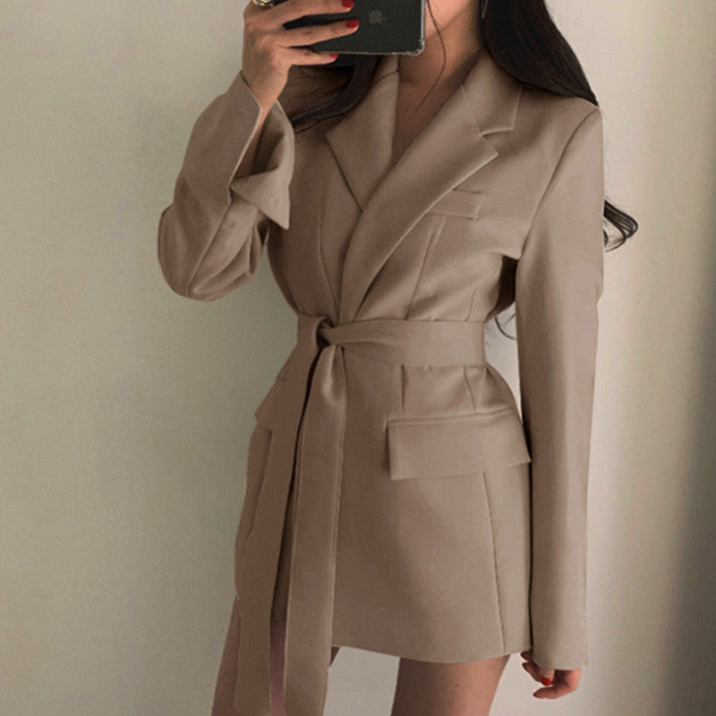 Mirla | Elegant Blazer med Bälte-Eva Jonsson