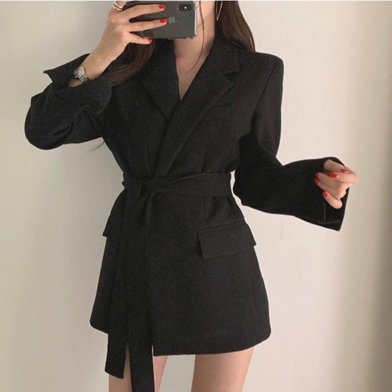 Mirla | Elegant Blazer med Bälte-Eva Jonsson