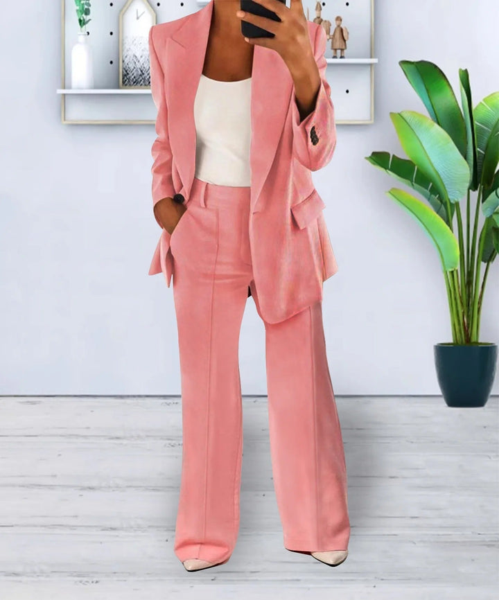 Mirla | Elegant Blazerset för Kvinnor, 2-Delat, Tidlös och Modern-Eva Jonsson