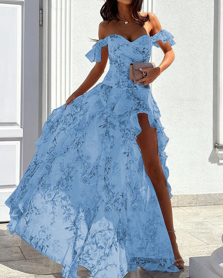 Mirla | Elegant Blommig Klänning-Eva Jonsson
