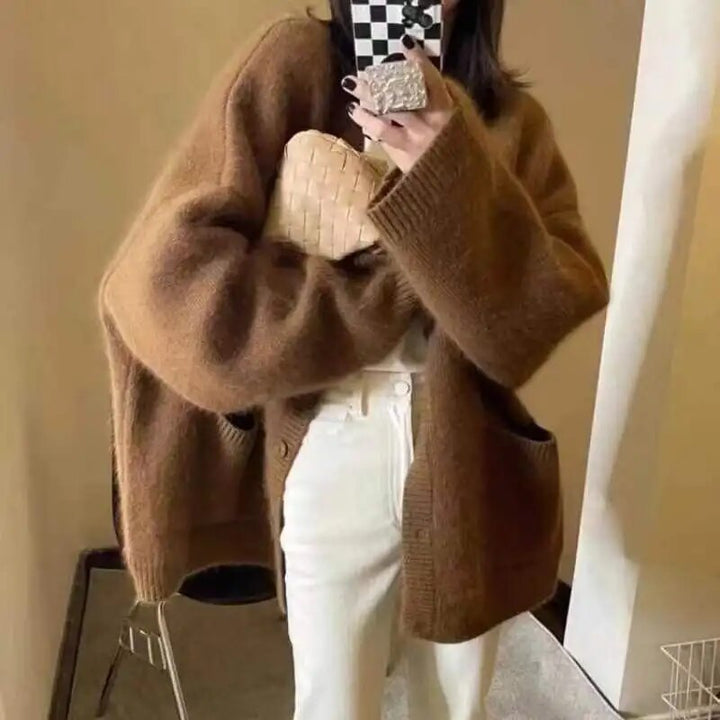 Mirla | Elegant Cardigan med Knapplist-Eva Jonsson