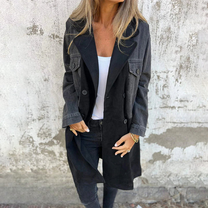 Mirla | Elegant Denim-Trenchcoat-Eva Jonsson