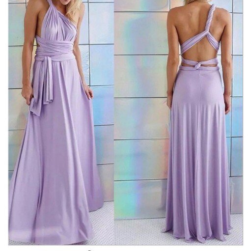 Mirla | Elegant Halter Maxi-klänning Utan Rygg för Kvinnor-Eva Jonsson