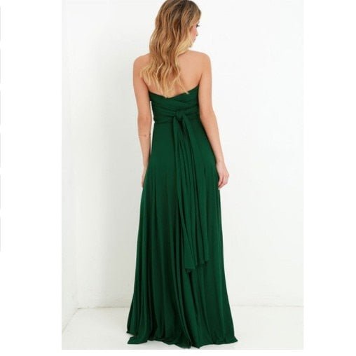 Mirla | Elegant Halter Maxi-klänning Utan Rygg för Kvinnor-Eva Jonsson