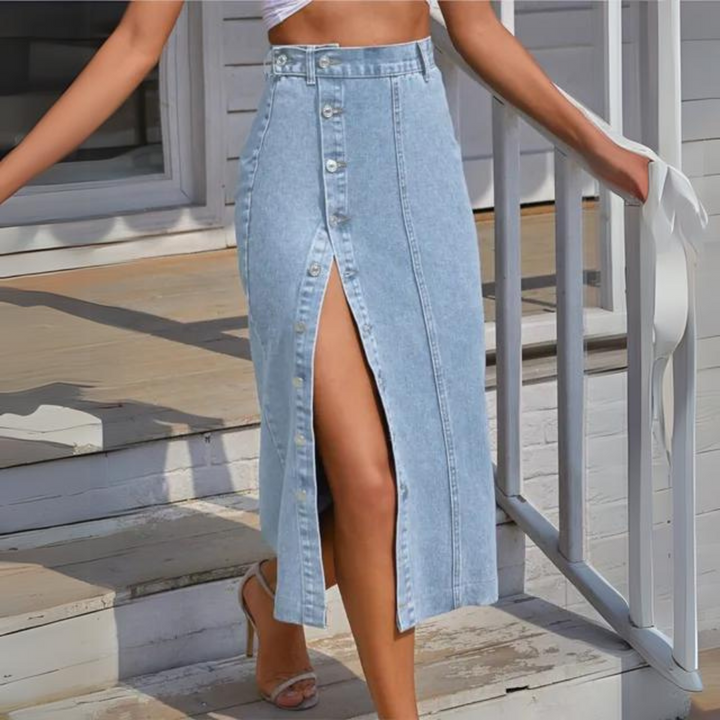 Mirla | Elegant Jeanskjol-Eva Jonsson