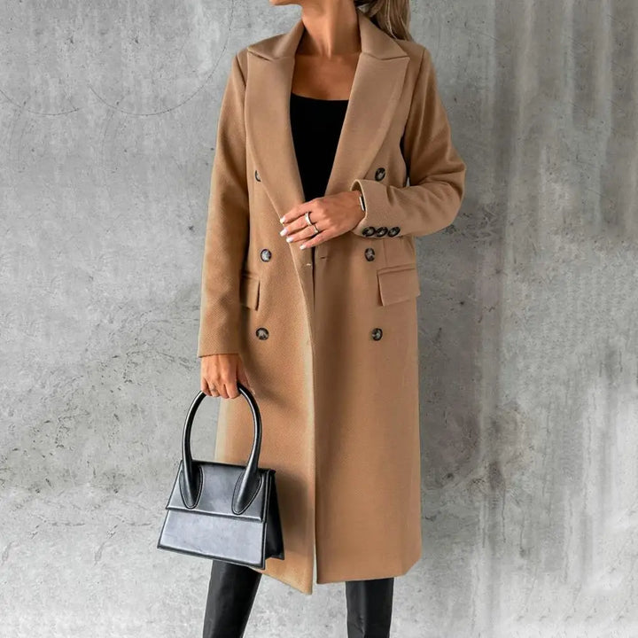 Mirla | Elegant Lång Kappa för Damer-Eva Jonsson
