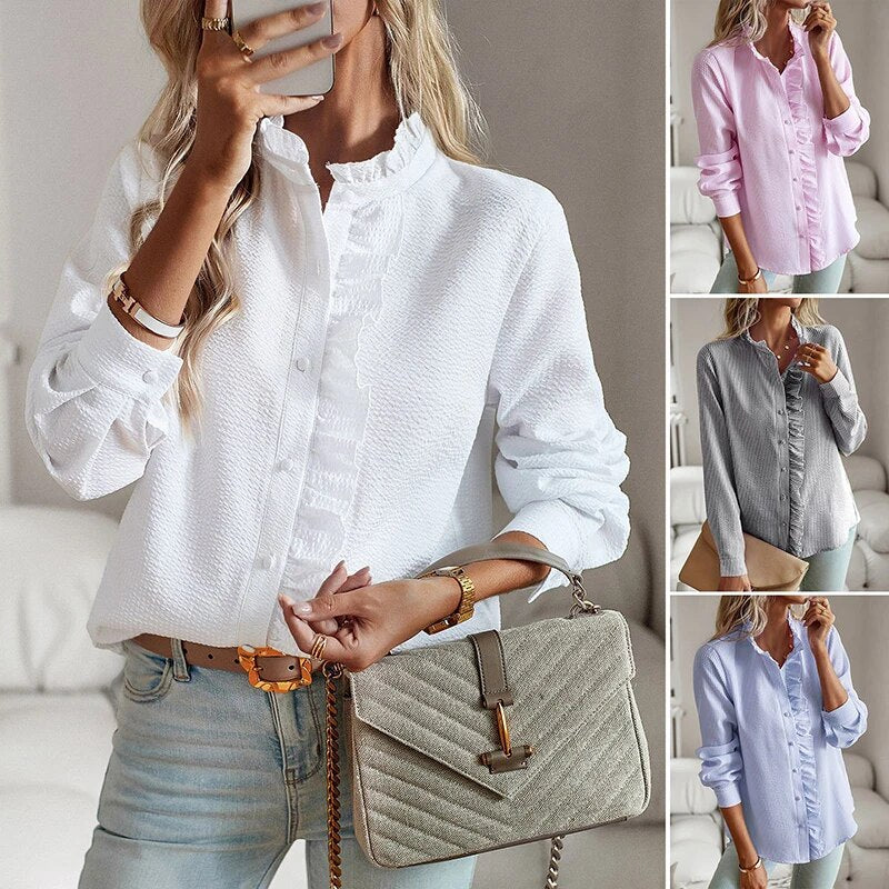 Mirla | Elegant Lätt Blus-Eva Jonsson