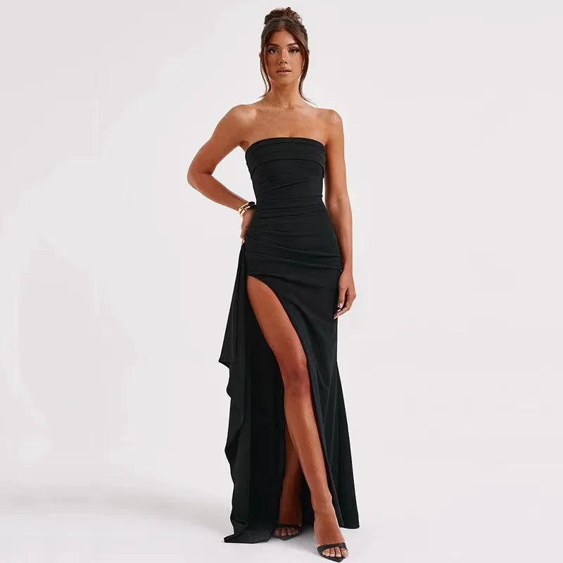 Mirla | Elegant Off-Shoulder Festklänning-Eva Jonsson