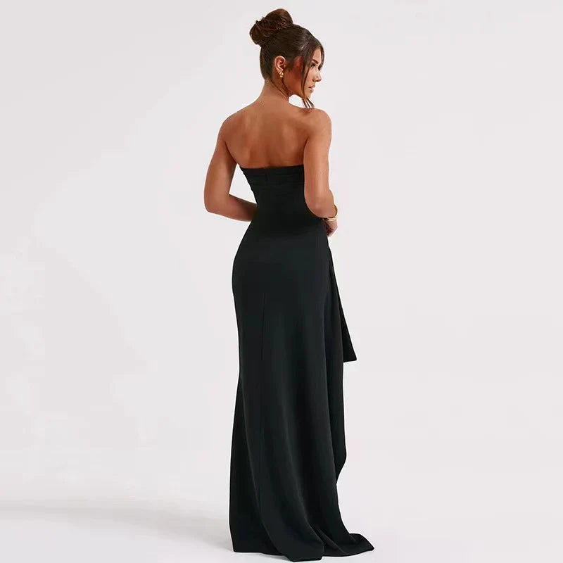 Mirla | Elegant Off-Shoulder Festklänning-Eva Jonsson