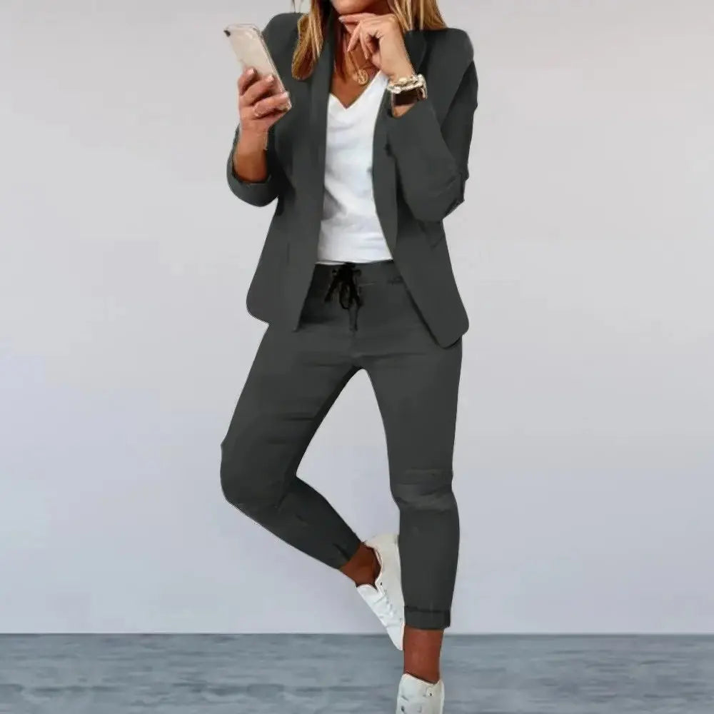 Mirla | Elegant Professionell 2 Delat Kostym-Eva Jonsson