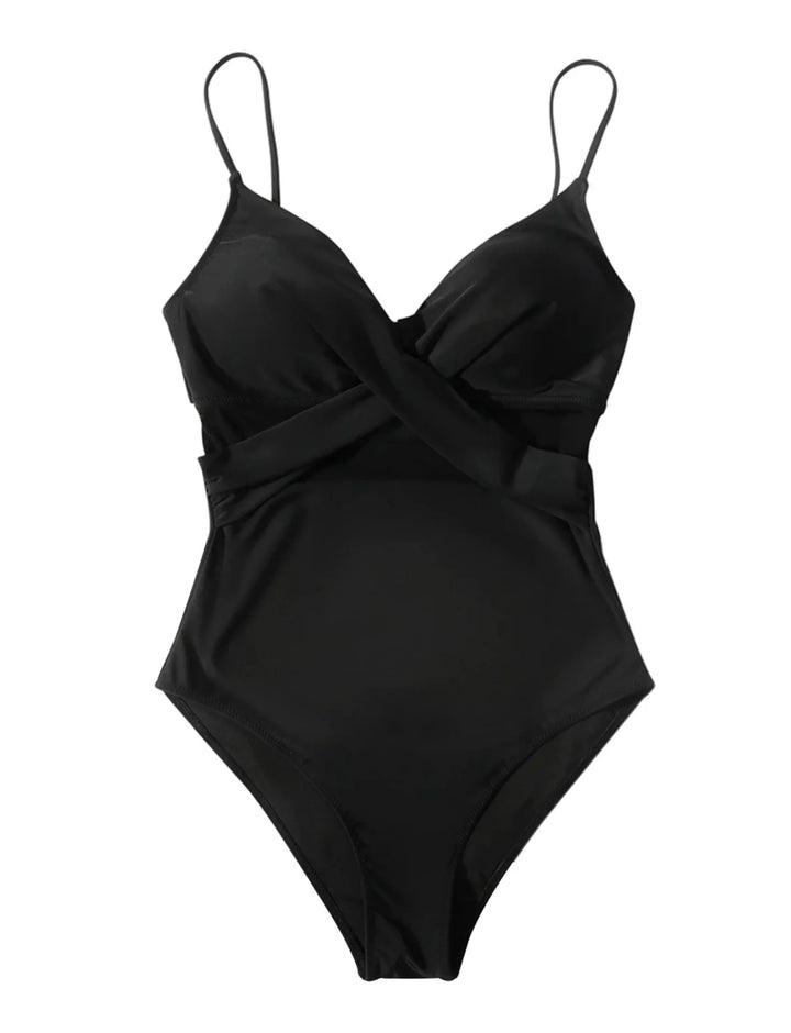 Eva Jonsson – Elegant Push Up-Baddräkt, Svart i ett Stycke för Kvinnor-Eva Jonsson