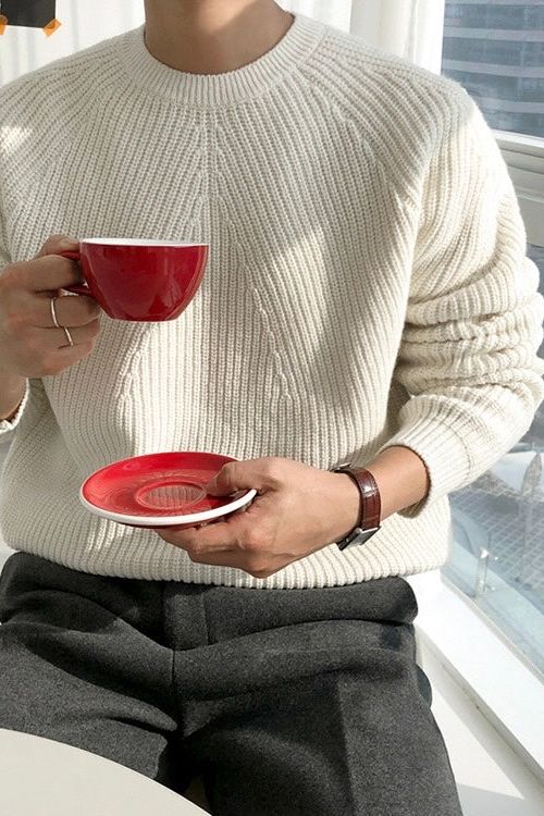 Mirla | Elegant Rippt Tröja för Män-Eva Jonsson