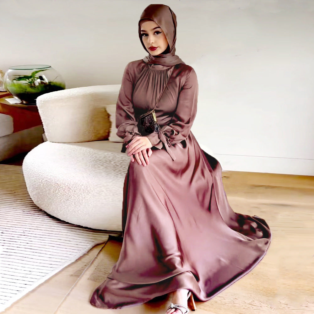 Mirla | Elegant Siden Bandkjol-Eva Jonsson