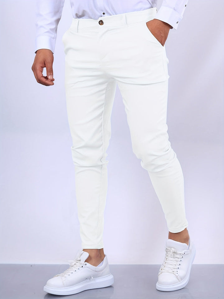 Mirla | Elegant Slim Fit Byxor för män-Eva Jonsson
