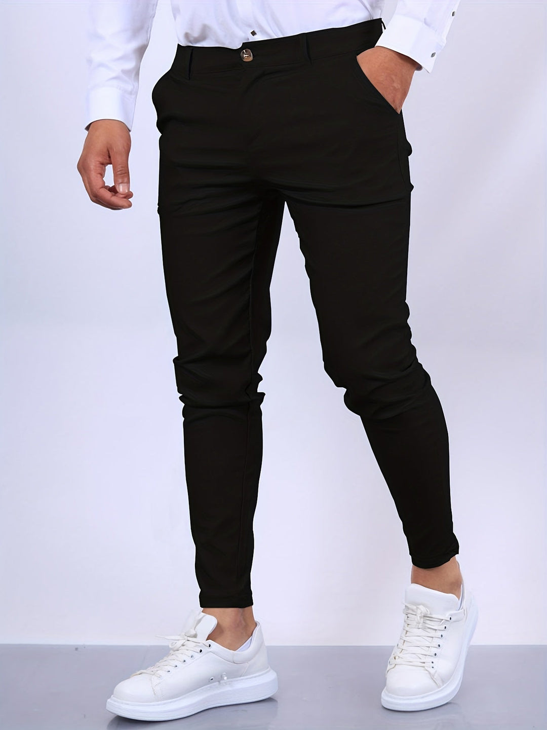 Mirla | Elegant Slim Fit Byxor för män-Eva Jonsson