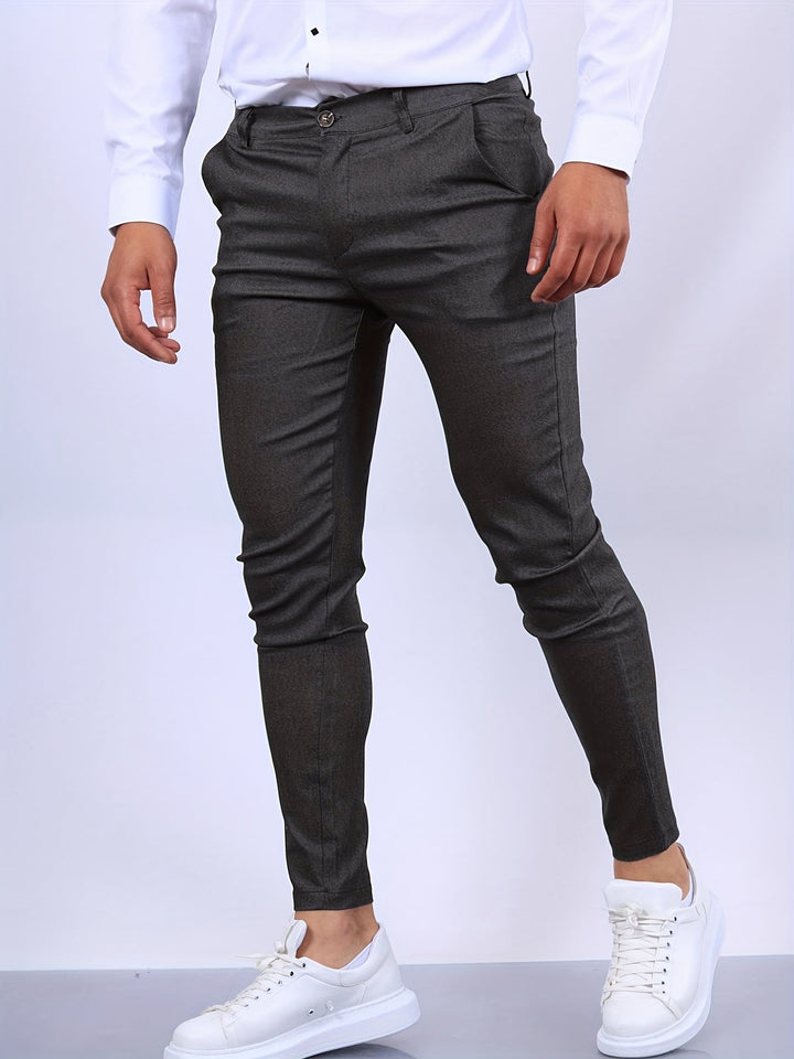 Mirla | Elegant Slim Fit Byxor för män-Eva Jonsson