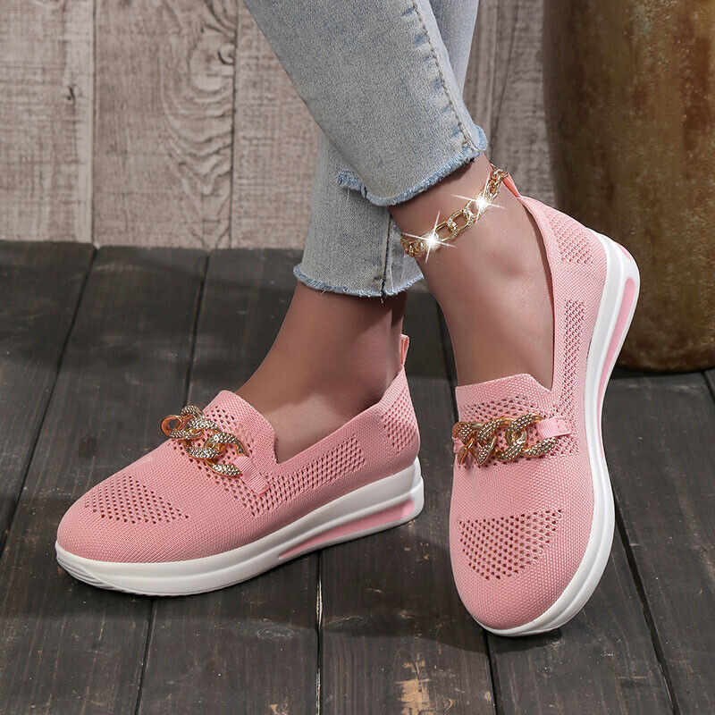 Mirla | Elegant Slip-On-Loafers med kedjedetalj för kvinnor-Eva Jonsson
