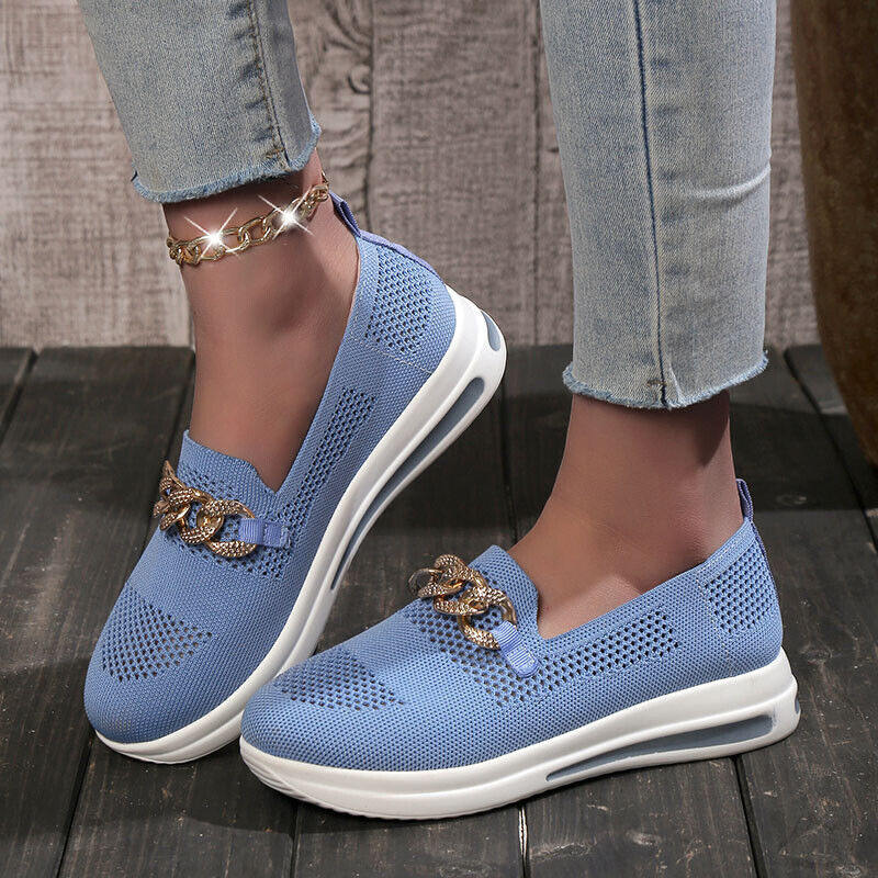 Mirla | Elegant Slip-On-Loafers med kedjedetalj för kvinnor-Eva Jonsson