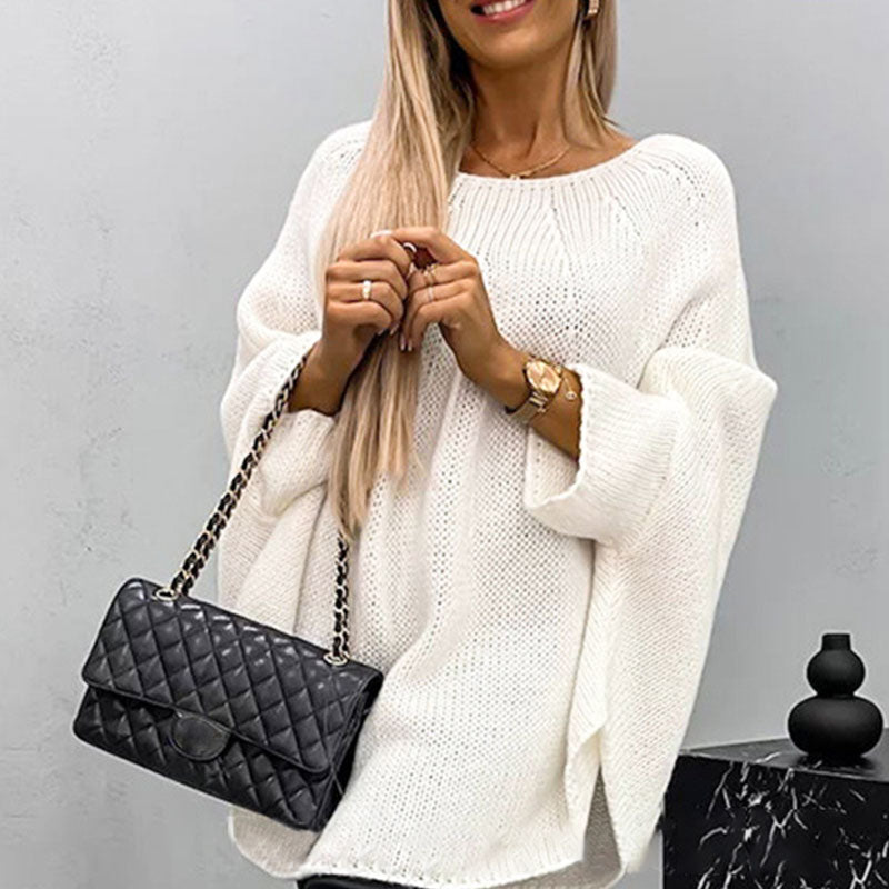 Mirla | Elegant Stickad Tröja-Eva Jonsson