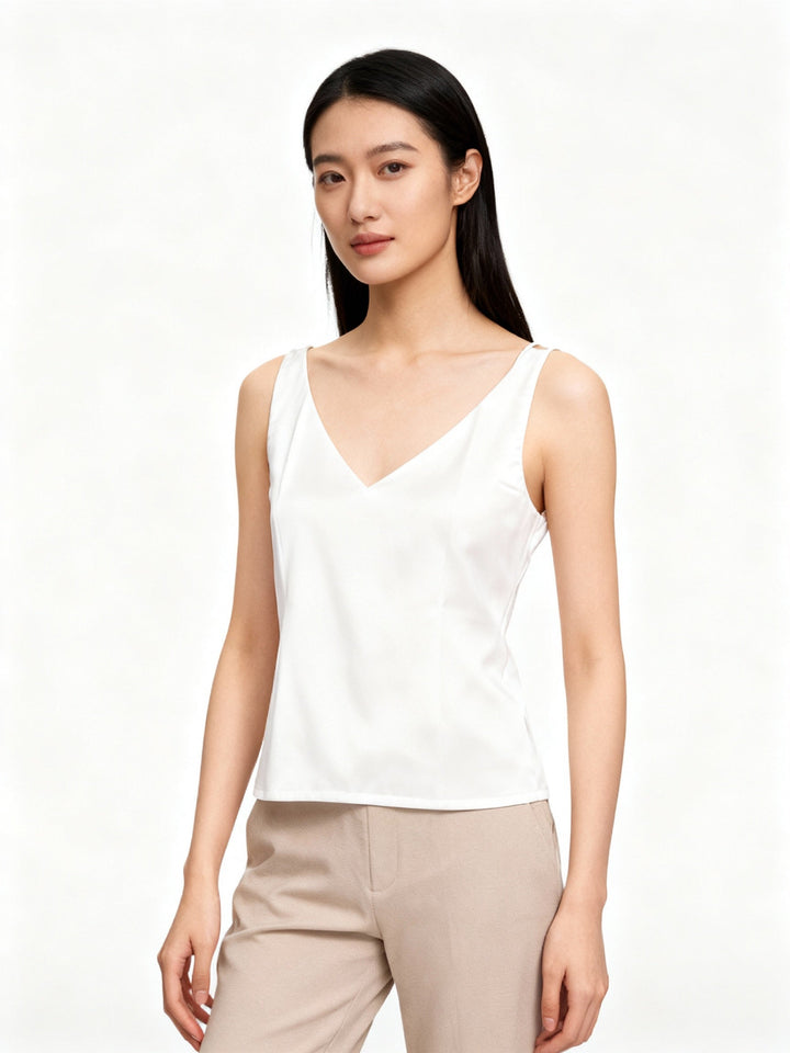 Mirla | Elegant Tanktop i Fin Silke-Eva Jonsson