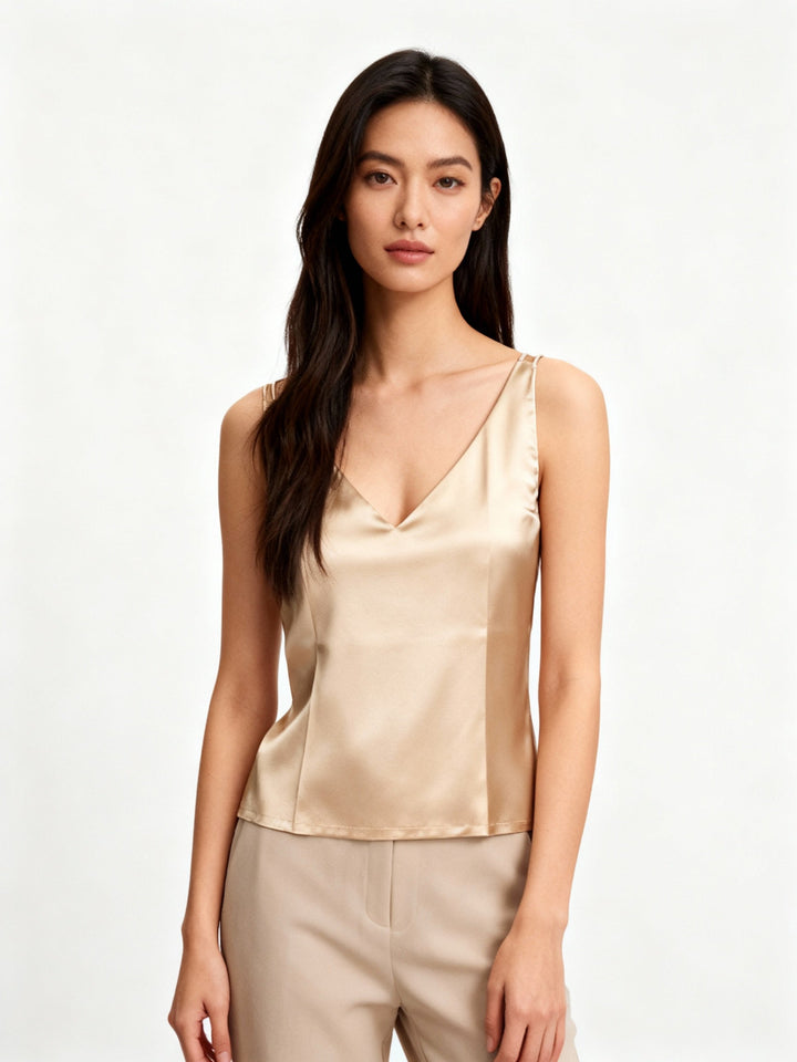 Mirla | Elegant Tanktop i Fin Silke-Eva Jonsson