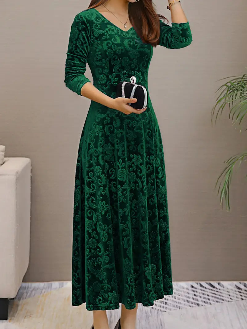 Mirla | Elegant Utsvängd A-linje Klänning-Eva Jonsson