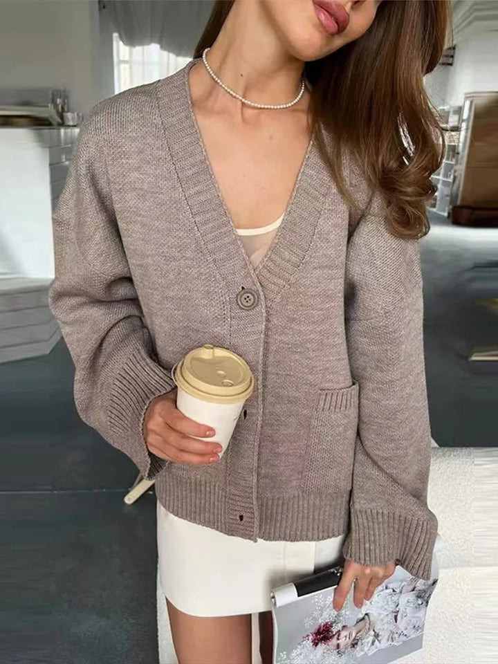 Mirla | Elegant V-Hals Cardigan-Eva Jonsson