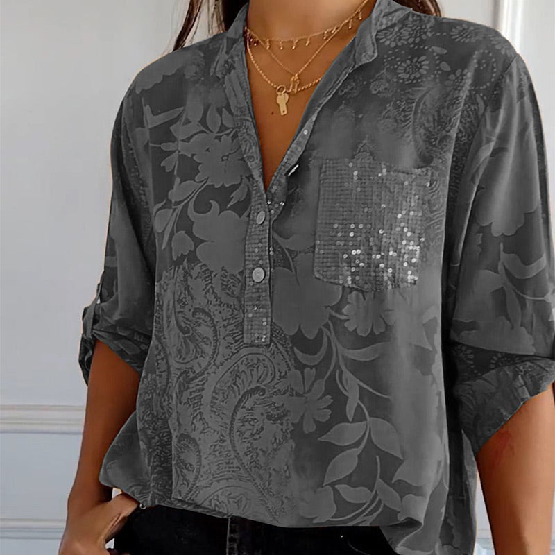 Mirla | Elegant V-hals – Feminin och Stilfull-Eva Jonsson